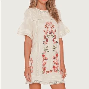 Tea perfectly Victorian embroidered dress